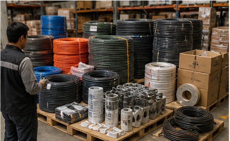 Materiales eléctricos para obra