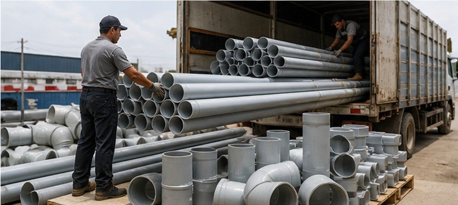 Tubos y accesorios de gasfitería para construcción